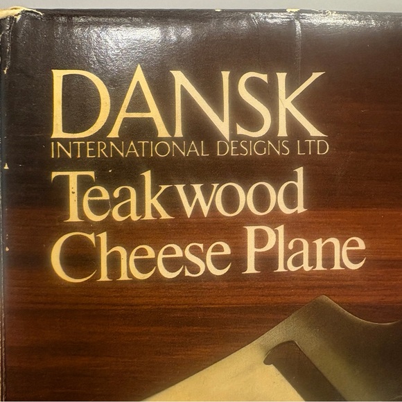 DANSK Teakwood CHEESE PLANE - Picture 9 of 12